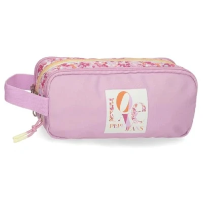 Abbildung von Pepe Jeans Sandra Carry ALL 3C Federmäppchen für Kinder, Größe: One Size, Light lilac
