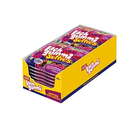 Abbildung von nimm2 Lachgummi Softies Rote Früchte (18 x 225g) / Fruchtgummi mit Fruchtsaft und Vitaminen