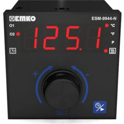 Abbildung von Emko ESM 9944 N 2 Punkt Temperaturregler, P, PI, PD, PID Pt100, J, K, R, S, 200 bis 1700 C, Relais 7 A, 96 x mm, LxBxH