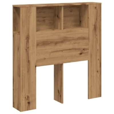 Abbildung von vidaXL Kopfteil mit Ablagen Artisan Eiche 100x19x104,5cm Holzwerkstoff