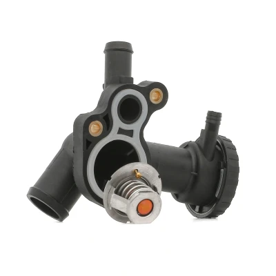 Abbildung von RIDEX 316T0293 Kühlwasserthermostat 91 mit Dichtung Verschlussdeckel Kunststoff Kunststoffgehäuse MINI: Schrägheck, Cabrio