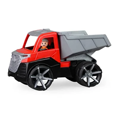 Abbildung von Lena® Spielzeug Kipper TRUXX², rot, inlusive Spielfigur, Made in Europe