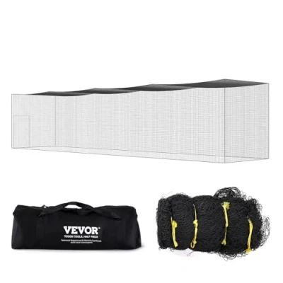 Abbildung von VEVOR Baseball Softball Schlagkäfig Netz PE Pitching Schlagnetz 55 Fuß