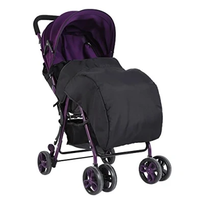 Abbildung von Kinderwagen Fußsack Universal Wasserdichte Baby Tasche Abdeckung Winddicht für Baby[Schwarz]