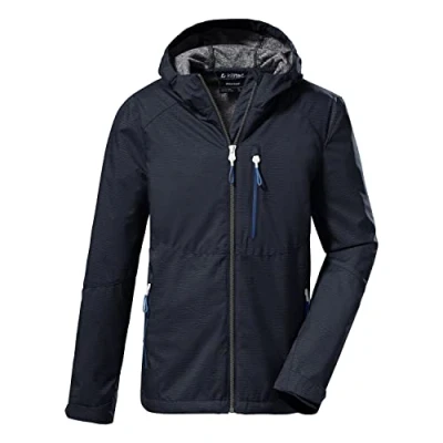 Abbildung von killtec Jungen Softshelljacke/Outdoorjacke mit Kapuze KOS 61 BYS SFTSHLL JCKT, dunkelnavy, 128, 37839 000