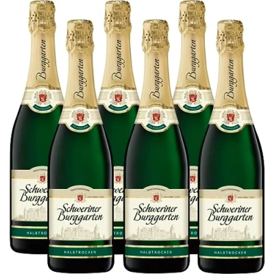 Abbildung von Schweriner Burggarten Sekt halbtrocken (6 x 0,75 l)
