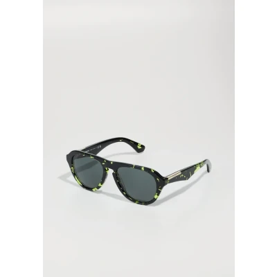 Abbildung von Burberry Unisex Sonnenbrille, Größe: 55, Green havana