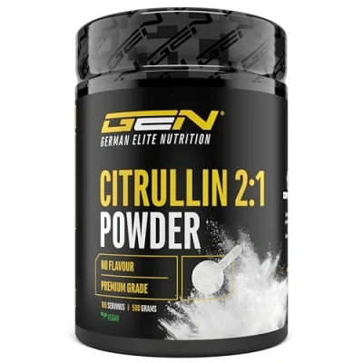 Abbildung von L Citrullin Pulver 500 g DL Malat 2:1 Optimale Löslichkeit Vegan Laborgeprüft &amp; ohne Zusätze Aus pflanzlicher Fermentation Premium Citrulin Aminosäure