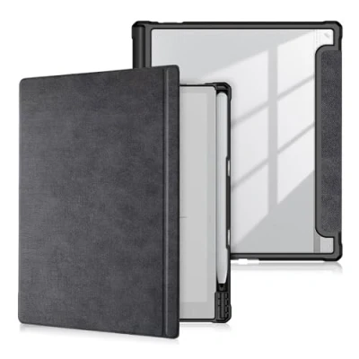 Abbildung von Andy Case Smart Schutzhülle für 2024 Onyx BOOX Tablet Go 10.3 eader Tablet, automatische Sleep Funktion, Schwarz