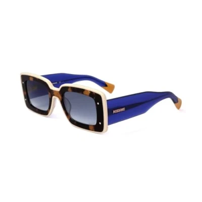 Abbildung von Missoni Damen MIS 0041/S IPR/08 Gläser SONNENBRILLEN Bio PMMA Havanna Blau Quadratisch Schattiert