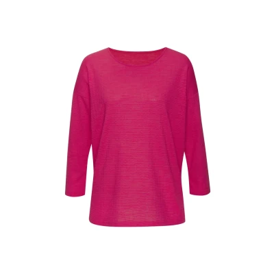 Abbildung von Vivance Langarmshirt &quot;mit modischer Struktur&quot;, aus bügelfreier Qualität mit Baumwolle