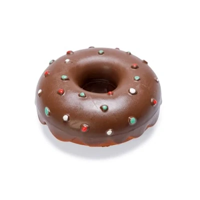 Abbildung von Karlie Tierquietschie Doggy Donuts Latex braun