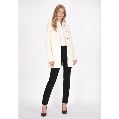 Abbildung von Strickjacke SCHMUDDELWEDDA M/L / Off White 50% Acrylic 32% Polyesteramide 18% Polyester