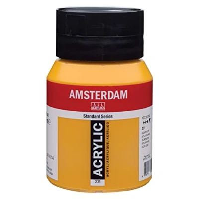 Abbildung von Amsterdam Standard Serie Acrylglas 500 ml Gold Ocker 231