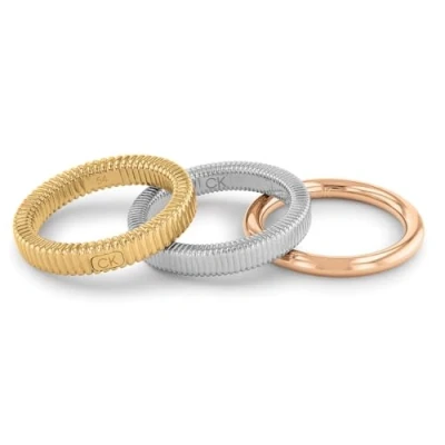 Abbildung von Calvin Klein Ring für Damen Kollektion PLAYFUL REPETITION 35000027B