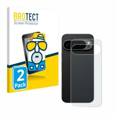 Abbildung von BROTECT Entspiegelungs Schutzfolie für Google Pixel 9 Pro (Rückseite) (2 Stück) Matte Displayschutz Folie, Anti Reflex, Fingerprint