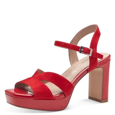 Abbildung von Tamaris High Heel Sandalette, Damen, Größe: 36, Red Schuhe