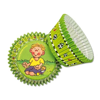 Abbildung von Mauder 40 Muffinförmchen * Fussball Fritz Flanke vom Lutz 11283 // Geburtstag Kinder Kindergeburtstag Party Kinderparty Muffin Förmchen Kuchen