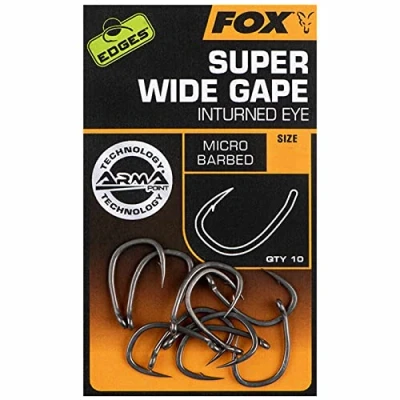 Abbildung von Fox Edges Armapoint Super Wide Gape Inturned Eye Karper Haak #5 (10 stuks) Karpfenhaken