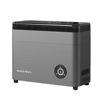 Abbildung von HumminGuru Ultraschall Schallplattenreiniger 40 kHz Schallplatten Reinigungsgerät mit automatischer Trocknung, 1 Jahr Garantie (HG01 7&#039;&#039;&amp;10&#039;&#039; Plattenadaptern)