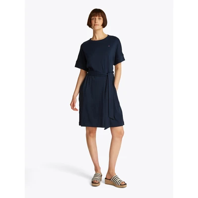 Abbildung von Tommy Hilfiger Modern CODY Freizeitkleid, Damen, Größe: XXL, Dark night navy