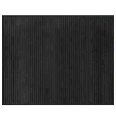 Abbildung von vidaXL Teppich Rechteckig Schwarz 80x100 cm Bambus,