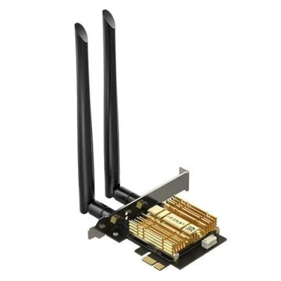 Abbildung von PCI E WiFi 6E AX210 PCIE und Bluetooth 5.2 Tri Band up to 5400Mbps 160MHz Ultra Low Latenz OFDMA, MU MIMO, Sup Wind 11/10