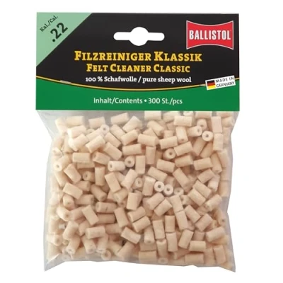 Abbildung von BALLISTOL 23193 Filzreiniger Klassik Laufreiniger für Gewehr Kal. .22 300 Stück