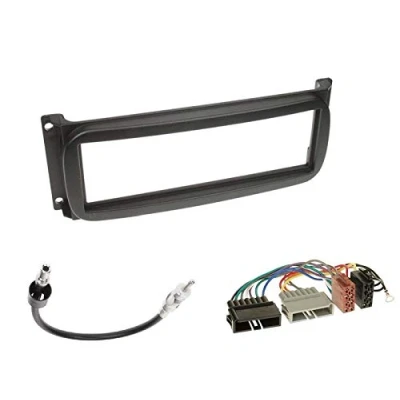 Abbildung von 1 Din Radio Einbauset Blende Radioanschlusskabel Antennenadapter für Jeep Grand Cherokee (WJ) 1999 2001