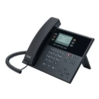 Abbildung von Auerswald 90277 COMfortel D 110 Schnurgebundenes Telefon, VoIP Freisprechen, Headsetanschluss, Optische An, Schwarz