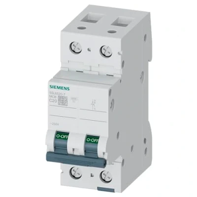 Abbildung von Siemens 5SL65207 5SL6520 7 Ledningssikkerhedsafbryder 20 A 230 V