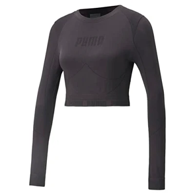 Abbildung von PUMA Damen Evoknit Langarmshirt, Wachtel, L