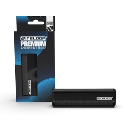Abbildung von Reloop Premium Carbon Fibre Brush Unverzichtbare Schallplattenbürste für Vinyl Liebhaber