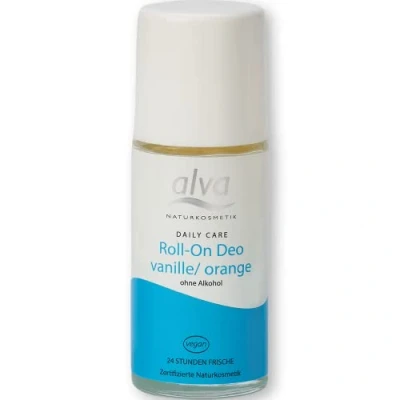 Abbildung von alva® Naturkosmetik Deo Roller Vanille&amp;Orange 50ml Daily Care, Organic, Roll On, Deodorant, 24 Stunden Frische