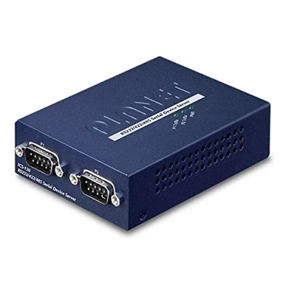 Abbildung von Planet 2 Port RS232/422/485 zu 1 FE Ethernet Konverter