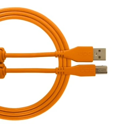 Abbildung von UDG Kabel USB 2.0 (A B), gerade, Orange, 1 m Audio optimiertes Ultimate Audiokabel für DJs und Produzente, um ihre Leistung zu maximieren