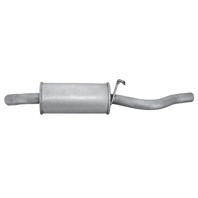 Abbildung von HELLA 8LD 366 029 841 Endschalldämpfer hinten mit Anbauteilen FORD: ESCORT 3