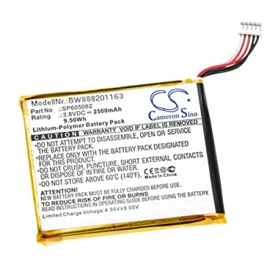 Abbildung von vhbw 1x Akku Ersatz für vTech SP605062 Tablet Pad (2500 mAh, 3,8 V, Li Polymer)