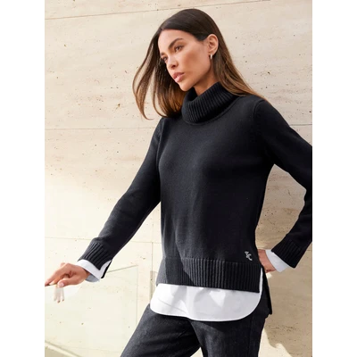Abbildung von heine Strickpullover &quot;2 in 1 Pullover&quot;