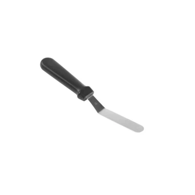 Abbildung von HENDI Winkelpalette 11 cm Spatel 1,9 x 22 Edelstahl Klinge glatt fexibel, Winkel Pfannenwender schmal