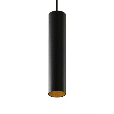 Abbildung von Arcchio Hängeleuchte Ejona, dimmbar, Leuchtmittel nicht inklusive, Modern, Aluminium, Schwarz, 1 flammig, GU10, Deckenlampe