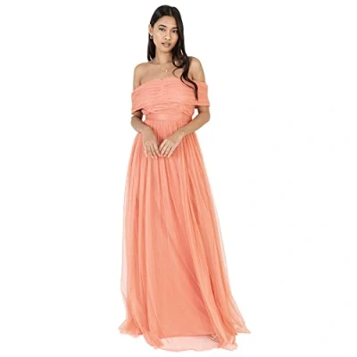 Abbildung von Anaya with Love Damen Maxi Kleid, Coral Pink, EU 42(UK 14)