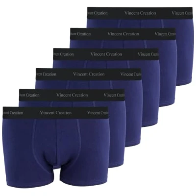 Abbildung von Vincent Creation Hipster 6 PACK Panties, Herren, Größe: XXL, Marineblau