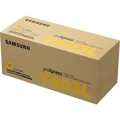 Abbildung von HP CLT Y603L (SU557A) Original Toner Gelb (Kompatibel: SL C4010ND, C4060FX, ‎C4062FX)