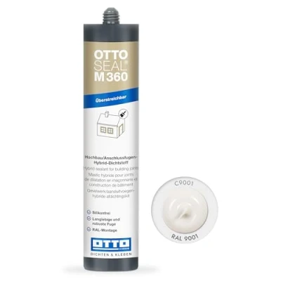 Abbildung von OTTOSEAL M 360 Hochbau/Anschlussfugen Hybrid Dichtstoff 310 ml Kartusche Ral 9001