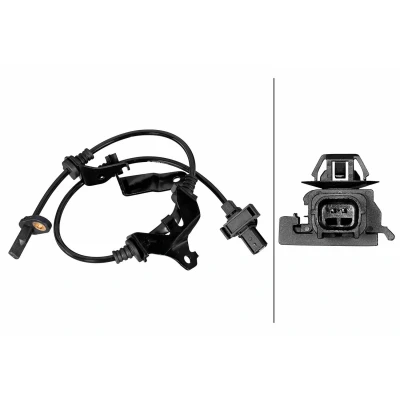 Abbildung von HELLA 6PU 358 218 931 ABS Sensor mit Klammer Hallsensor 2 605 HONDA: ACCORD 8 Kombi,