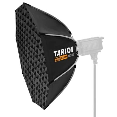 Abbildung von TARION Fotografie Softbox mit Bowens Halterung: 90cm Faltbare Quick Release Softboxen Glitter achteckige Soft Box für Studio Photography Video Blitz Licht SOFTBEAM(OC 90F)