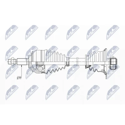 Abbildung von Antriebswelle NTY NPW RE 153