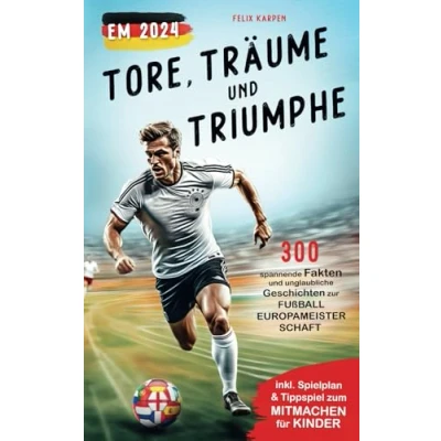 Abbildung von Tore, Träume &amp; Triumphe EM 2024: 300 spannende Fakten und unglaubliche Geschichten zur Fußball Europameisterschaft (inkl. Spielplan Tippspiel zum Mitmachen für Kinder)