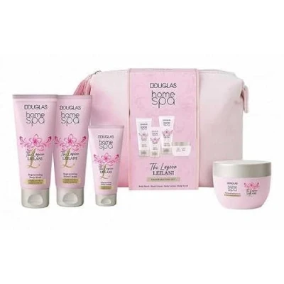 Abbildung von Douglas Home Spa The Lagoon Leilani Regenerating Set Body Wash 75ml + Hand Cream 30ml Lotion Scrub 100ml